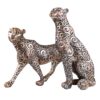 Panther Animal Showpiece Antique Sculpture for Home Decor Showpiece Figurine (Set Of 2) - Image 3