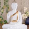 Buddha Idol Statue Showpiece Gift Gifting Item Polystone Home Decor Decoration - Image 2